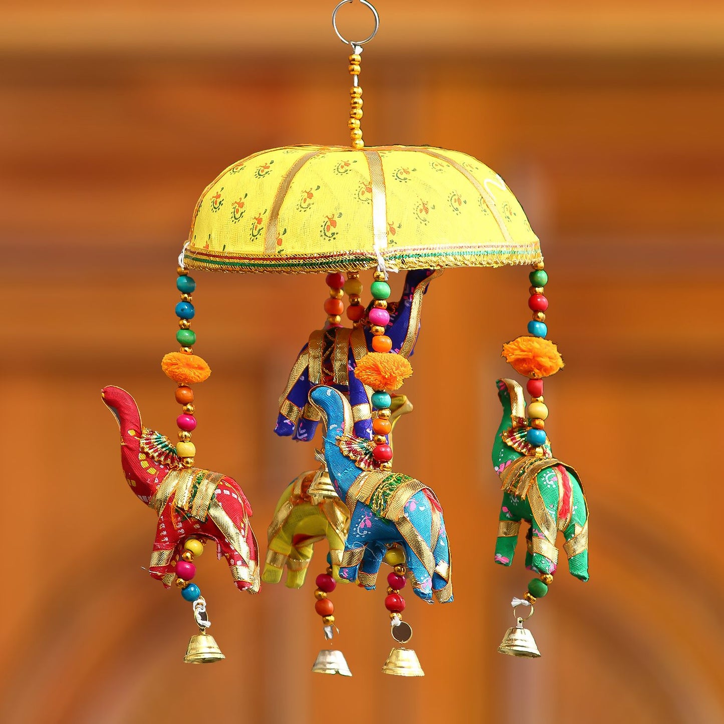 Handcrafted Decorative Elephant Hanging Bells