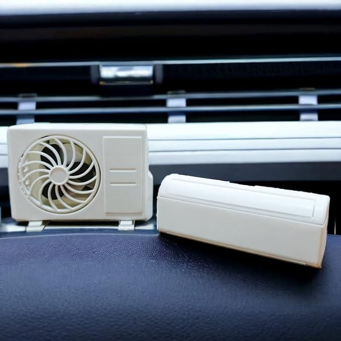 Miniature AC Design Solar-Powered Car Air Freshener Diffuser