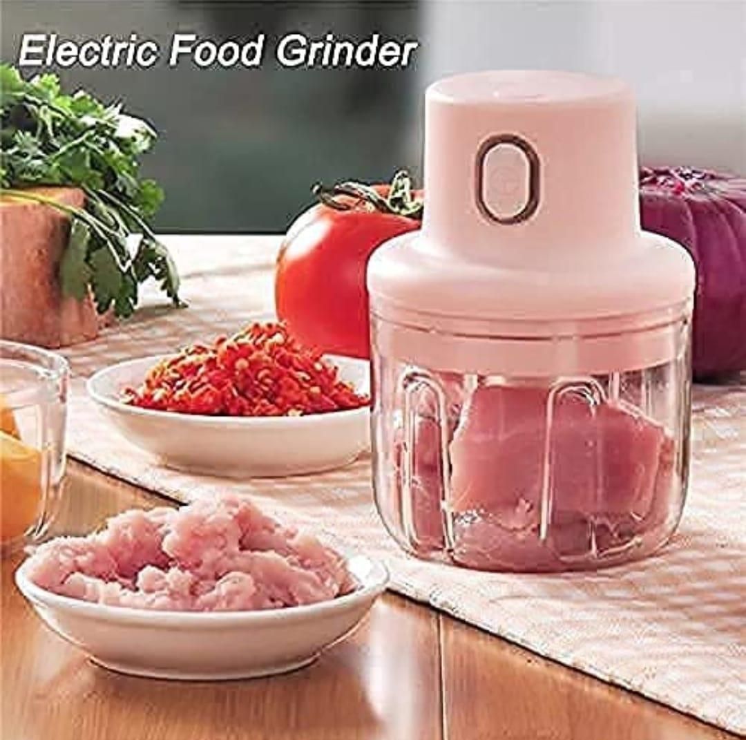 Electric Food Chopper with USB Cable