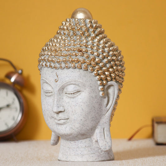 Buddha Head Polyresin Decor